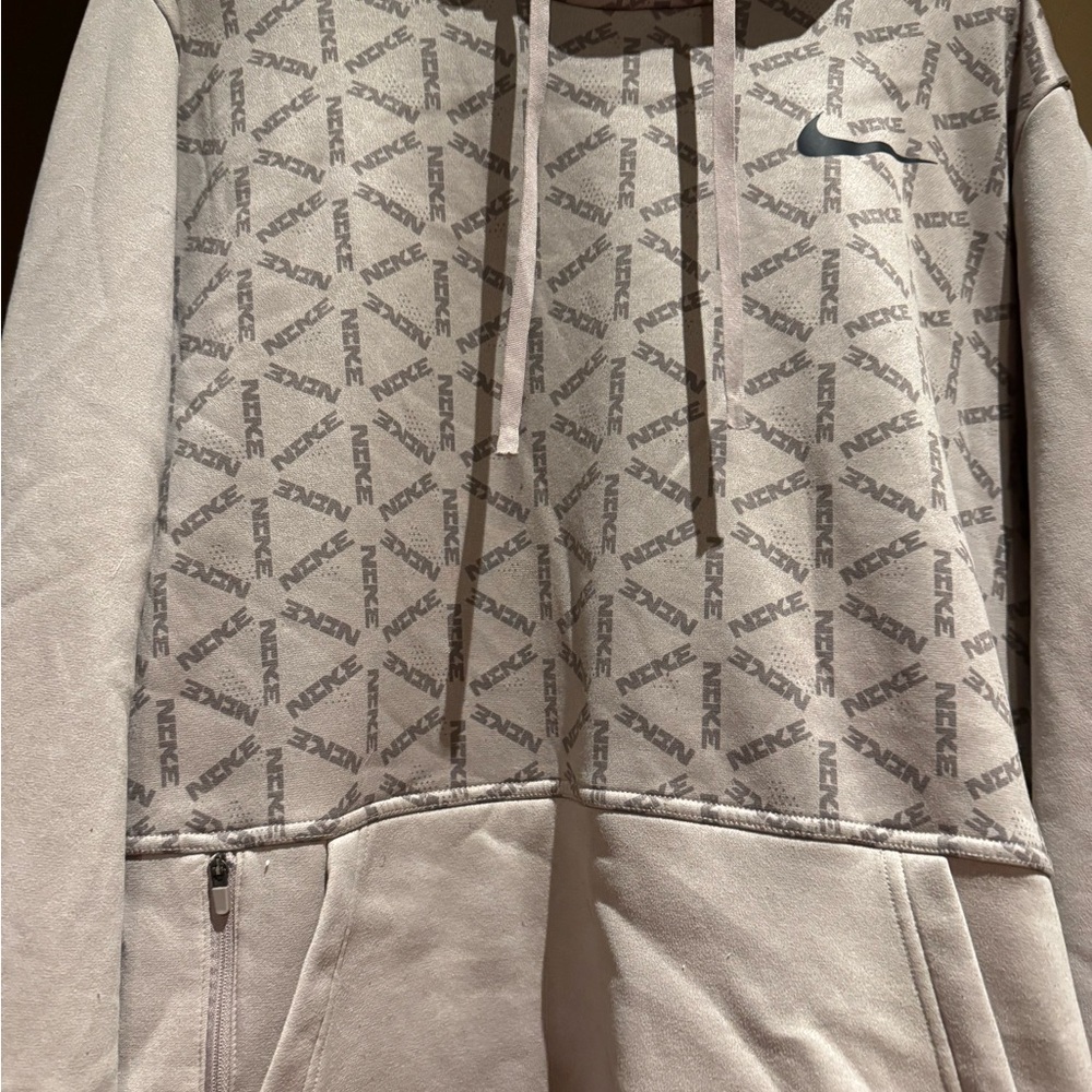 Nike Gray Logo Hoodie